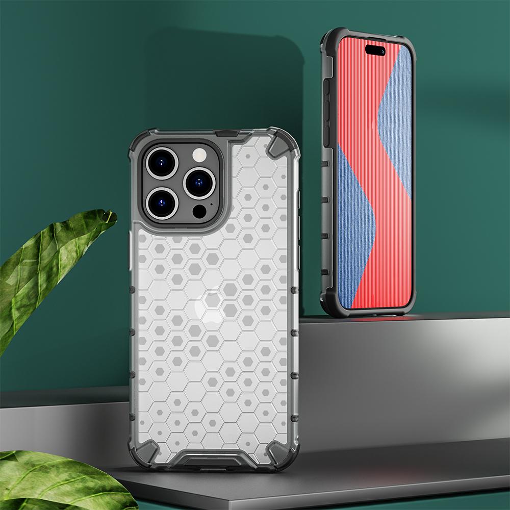 KEYSION Противоударный защитный чехол для iPhone 15 Pro 15 Ultra Силикон + сотовая задняя крышка из поликарбоната для iPhone 15 Plus