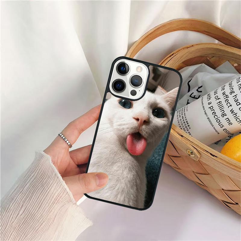 Милый питомец Милое животное кошка Чехол для телефона Для iPhone 17 Air 16 15 14 11 12 13 Pro MAX Plus coque Чехол-оболочка