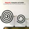 Магнитный зажим для благовоний из нержавеющей стали, гнездо для благовоний из дерева, домашнее благовоние, отпугиватель комаров