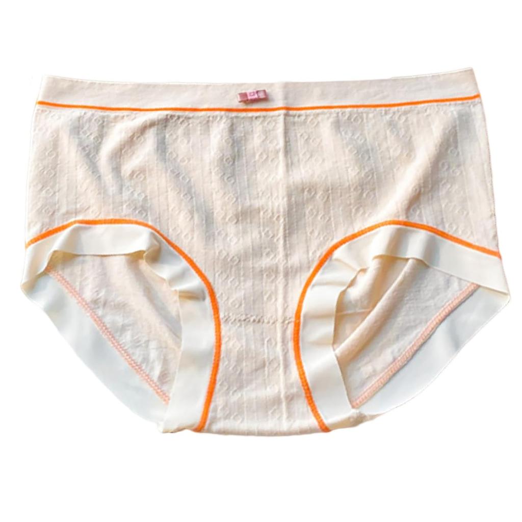 White Fang Soft Daily Pop Waffle TT543 Women's Panties, Cream,