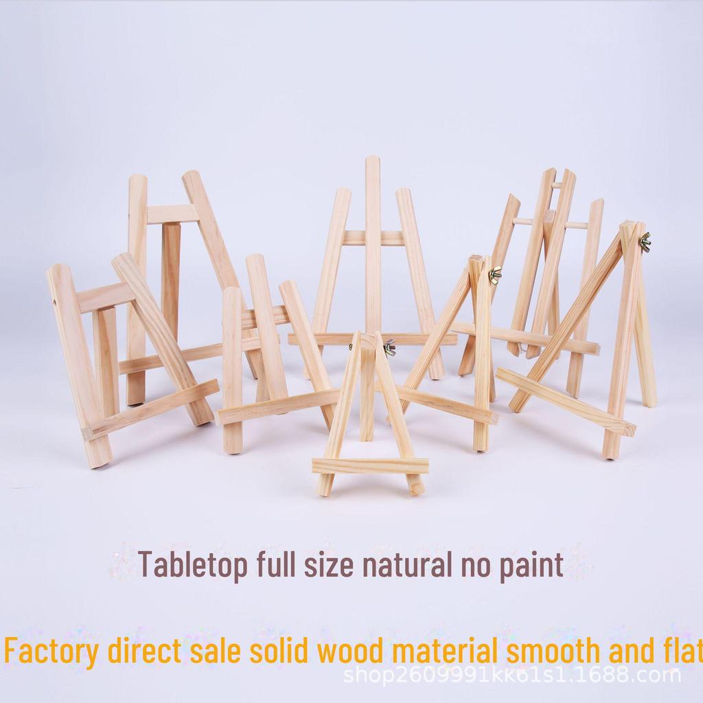 Детский небольшой деревянный настольный мольберт для рисования - идеально подходит для выставок произведений искусства в детском саду
