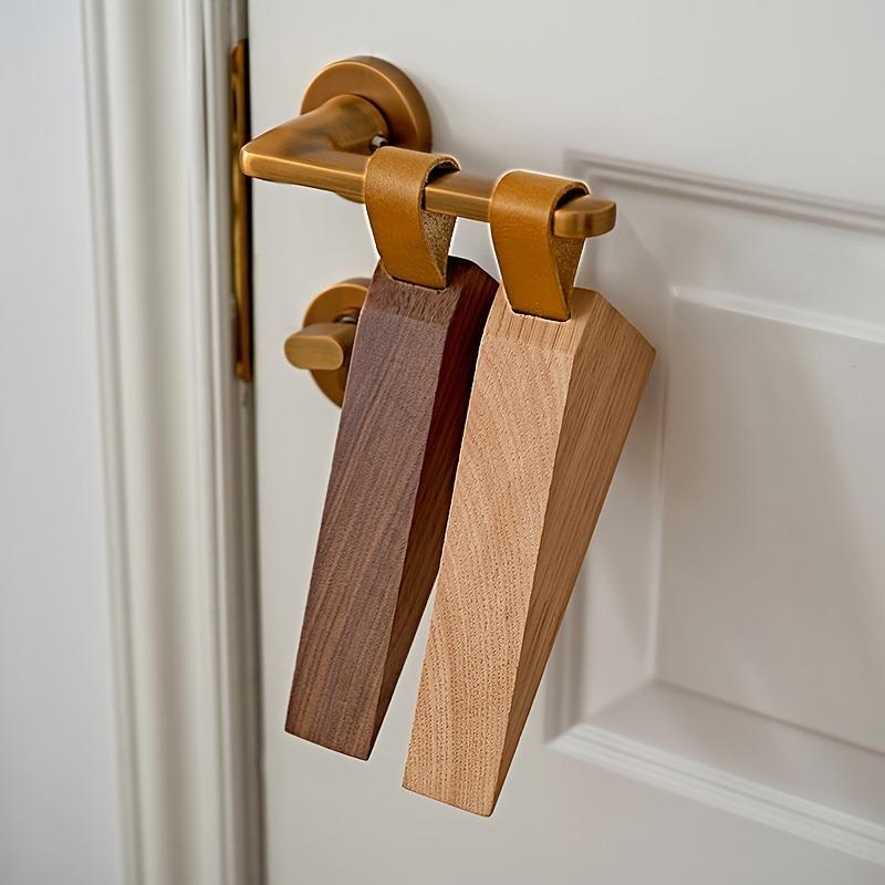 1Pc door stop door stopper heightened creative anti-door plug bedroom mobile top door wooden anti-collision door touch bottom with anti-skid pad