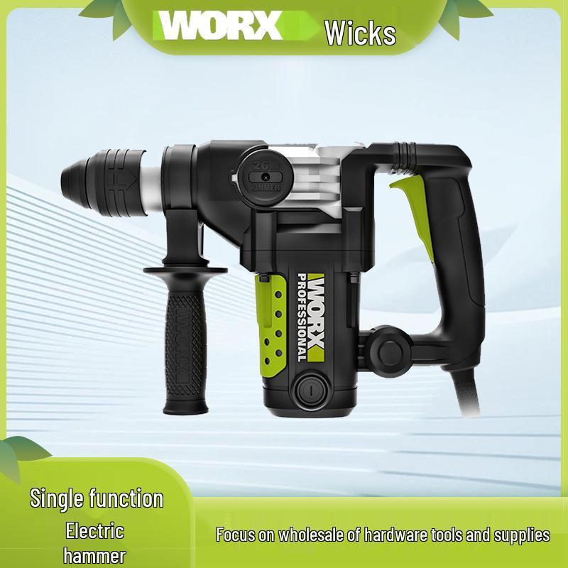 Wickes Мощный промышленный электрический молоток-дрель для бетона, многофункциональный инструмент WU328/WU327D