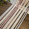 91 см DIY Лента Кружево Хлопковая Нить Лолита Платье Малыш Домашняя Ткань Шитье Вышивка Декоративное Кружево Ручная Работа Аксессуары