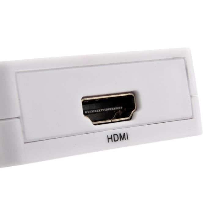 RCA AV в HDMI конвертер адаптер Мини Композитный CVBS в HDMI AV2HDMI конвертер 1080P Белый
