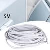 5M/16ft U Shape Rubber Seal Car Door Edge Guard Molding Trim Protectors Strip