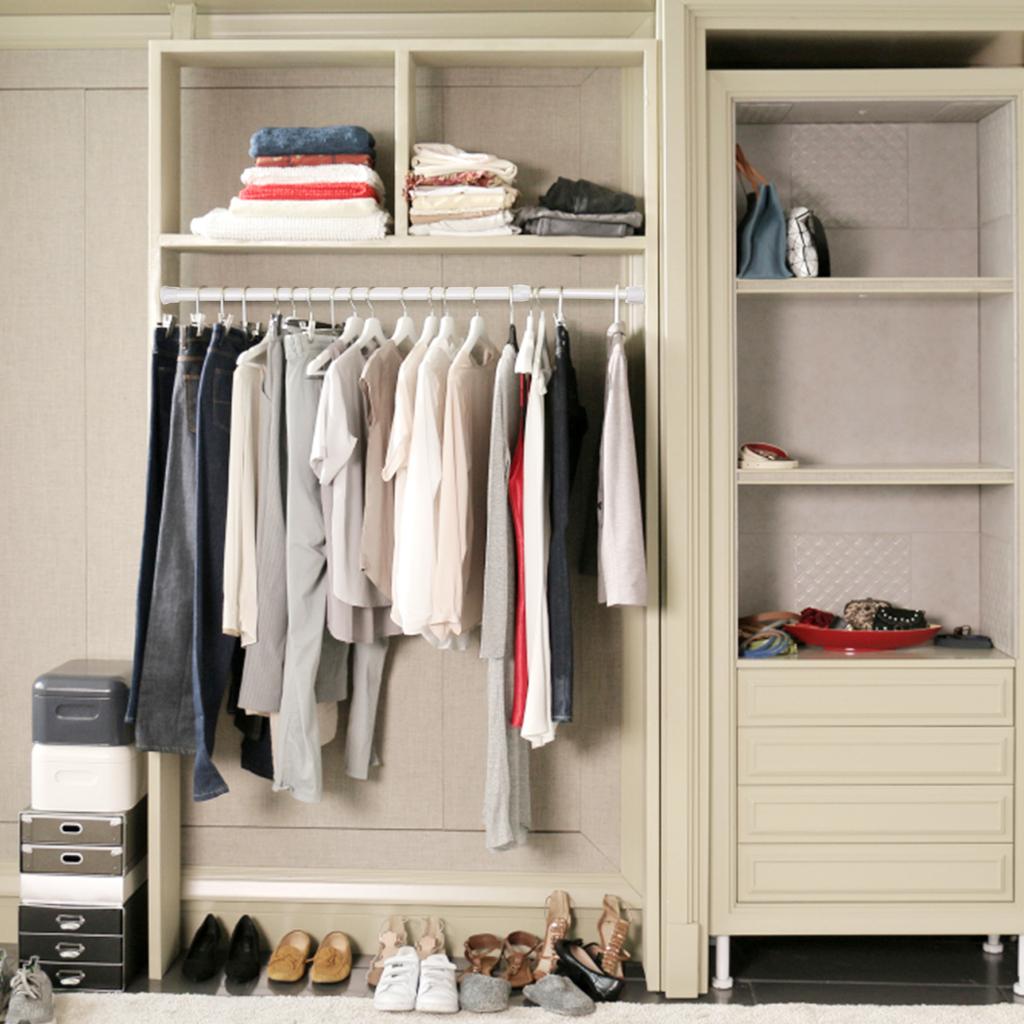 4 Pcs Window Security Bar Sliding Door Security Bar White Security Window Bars