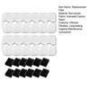 12Pcs Cat Water Fountain Filter Replacement Activated Carbon Filtration System with Pre-Filter Sponges for PETLIBROWF005/115/105 Water Fountain