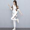 Elegant Slim Fit Summer Outfit Ice Silk Sportswear Set Casual Two Piece for Women