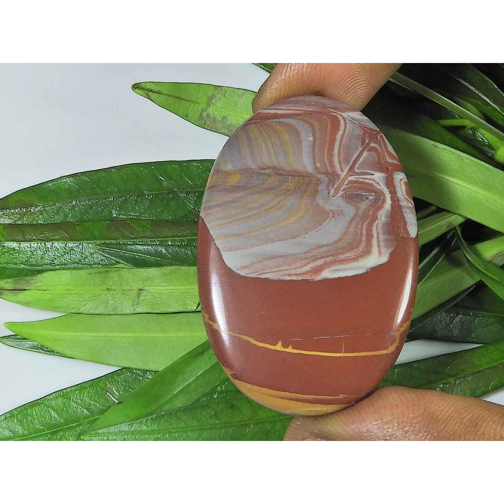 29X44X05MM натуральный овальный кабошон из яшмы Норина россыпью драгоценный камень 61 карат SK-3829