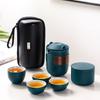 Portable Travel Tea Set Small Set Gift Carry-on Outdoor Tour Kung Fu Brewing Tea Cup Ware Single Camping Fast Guest Cups