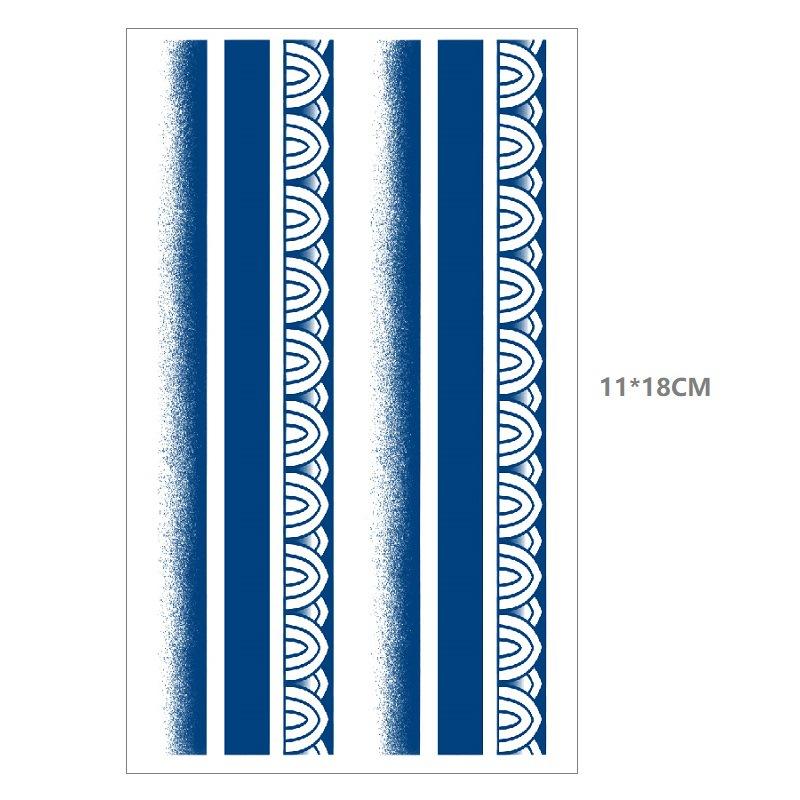 Death Ray прямые неотражающие сок травяные татуировки наклейки линии водонепроницаемые стойкие мужчины и женщины постепенные изменения наклейки