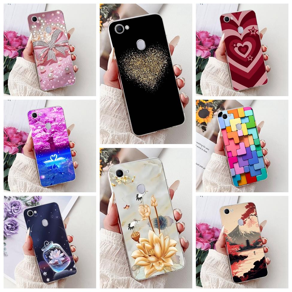 Прозрачный чехол для Oppo F7 Kawaii Милый Кот Модный Цветок Забавный Роскошный Расписной Мягкий Задний Чехол для Телефона OppoF7 CPH1821 CPH1819