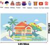 Birthday Party Supplies, Blue Party Decorations Banner and Backdrop for Kid, Boys and Girls Happy Birthday Backdrop