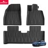 Smabee Right Drive for BYD Seal 2022-2025 Car  All -Weather Floor Mats TPE 3D Foot Mat Waterproof Interior Accessories Black