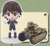 Ichiban Kuji Girls & Panzer E Prize Nanokyun Набор персонажей и деформированных нано-танков ~ Oarai Flag Car Edition ~ Набор Норико Исобе и танков