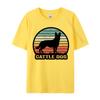 Mens Australian Cattle Dog Sunset Silhouette Tshirt Casual Tops T Shirt Mens Tops Tshirts Brand Clothing