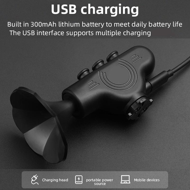 USB-перезаряжаемый электрический велосипедный гудок 120 дБ с громким звуком, водонепроницаемые велосипедные звонки для уличных велосипедов, электрические оповещения