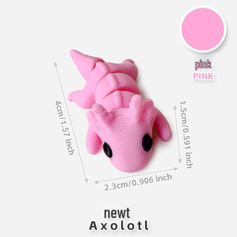 Красочные 3D-печатные игрушки-маленькие животные - Модели животных для декора микро-ландшафта