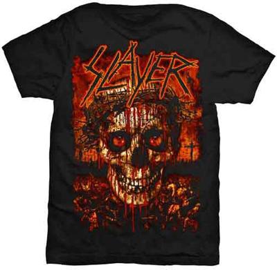 Футболка с логотипом группы Slayer Crowned Skull