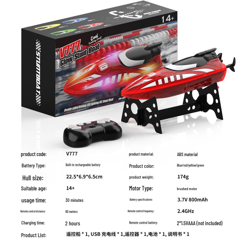 Smart RC Speedboat for Kids - Outdoor Educational Toy