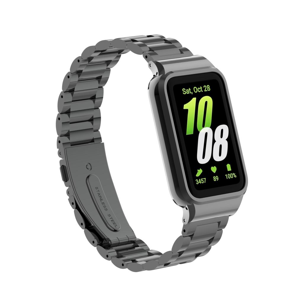 Ремешок + чехол для Samsung Galaxy Fit 3 SmartWatch, аксессуары для samsung galaxy fit 3, металлический браслет, защитный чехол, рамка