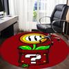 M-Mario Potted Office Round Area Rug, Under Office Chairs Bedroom Living Room Home Decor  a1022195