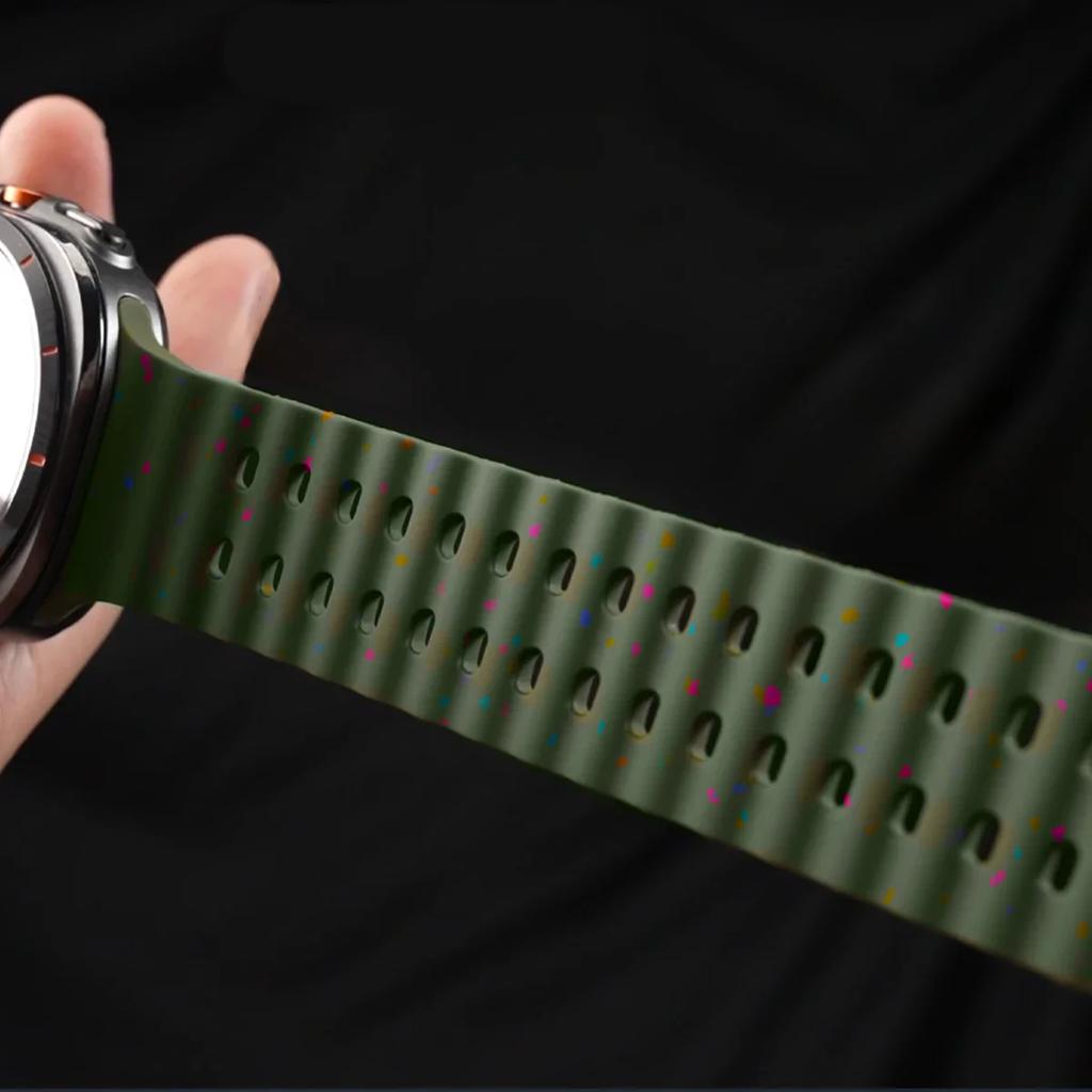 Спортивные ремешки для Samsung Galaxy Watch 7 Ultra 47 мм Аксессуары Оригинальный Морской браслет Ремешок Correa Для Galaxy Watch Ultra 2025 Ремешок