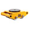 4PCS Machinery Skate Dolly, 26455LBS/12T Industrial Machinery Mover, Heavy Duty Carbon Steel Machinery Moving Skate & 4 Carbon Steel Wheels and 360°
