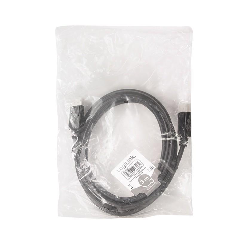 Kabel DisplayPort 1.2 LogiLink CD0102 M/M 3m