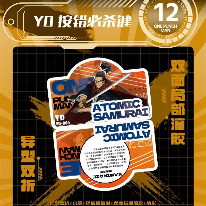 KATA One Punch Man Card Namebook Serious Version SJF Saitama Genos Anime Battle Collection Cards Kids Birthday Gifts