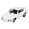 MINI GT 1/64 Scale Porsche 911 Carrera RS 2.7 Grand Prix White/Blue Livery (Left-Hand Drive) Finished Product