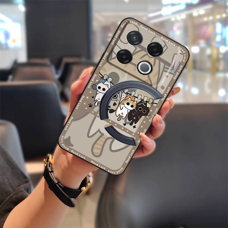 Чехол для телефона Противоударный чехол для телефона Для infinix GT 20 Pro/X6871 Модный дизайн Полная защита Милый Силиконовый Граффити Прочный