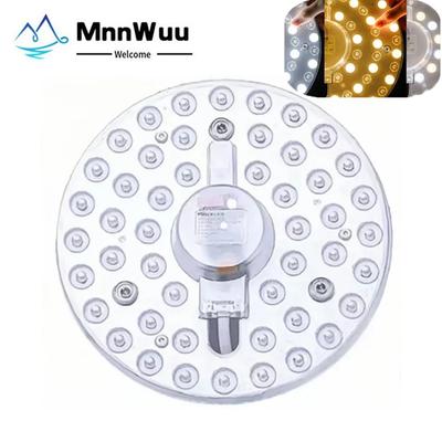 Светодиодный потолочный светильник, панельный светильник, модульная лампа, 36 Вт, 24 Вт, 18 Вт, энергосберегающий, 220 В, круглый потолочный светильник, настенный светильник для внутреннего освещения