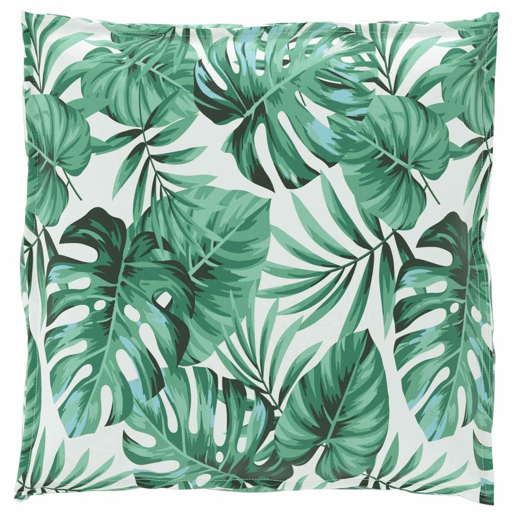 Pallet Cushion Set Floral 2 pcs Green Leaf Pattern Oxford Fabric
