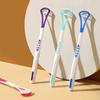 Tongue Brush Plastic Tongue Scraper For Adults Tongue Cleaner Bad Breath Remove Keep Fresh Breath