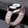 20 мм 22 мм ремешок для Samsung Galaxy Watch 4/5 44 мм 40 мм/6 Classic/5 pro 45 мм 47 мм Алмазный браслет correa Huawei GT 2/2e/3/4 ремешок