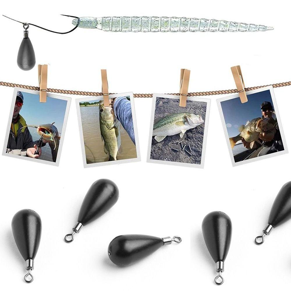 1pc Shot Weights Fishing Tungsten Fall 1.3g-60g Line Sinkers High Quality Sinker Fishing