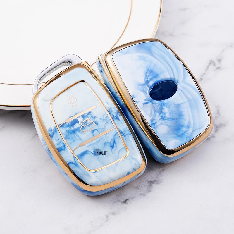 Современный чехол для ключа автомобиля для ix25, ix35, Sonata, Elantra, Mistra - Защитный чехол-сумка