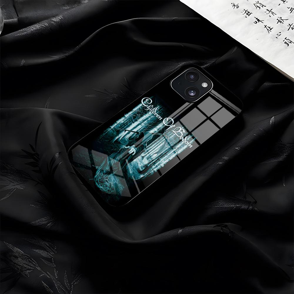 Чехол для телефона Children Of Bodom для iPhone 17 Pro Max 16 15 14 Pro Max 13 11 Plus Стеклянная крышка