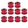 10Pcs Single Speed Chainring Bolts M8 Bicycle Chainring Bolts Chain Ring Bolts  Bike Components
