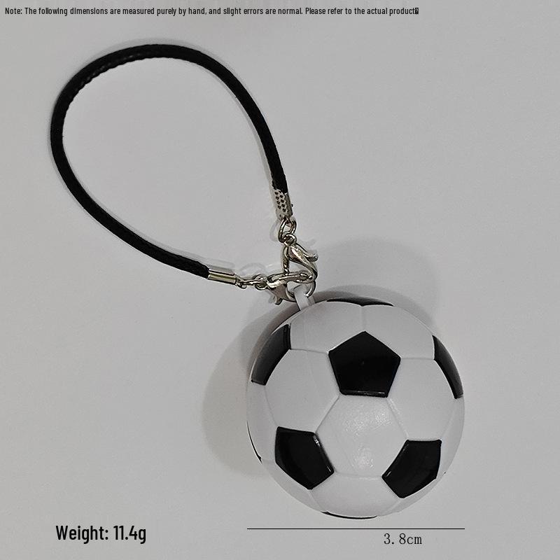 Sports Keychain with Pendant Rope - Tennis, Baseball, Football