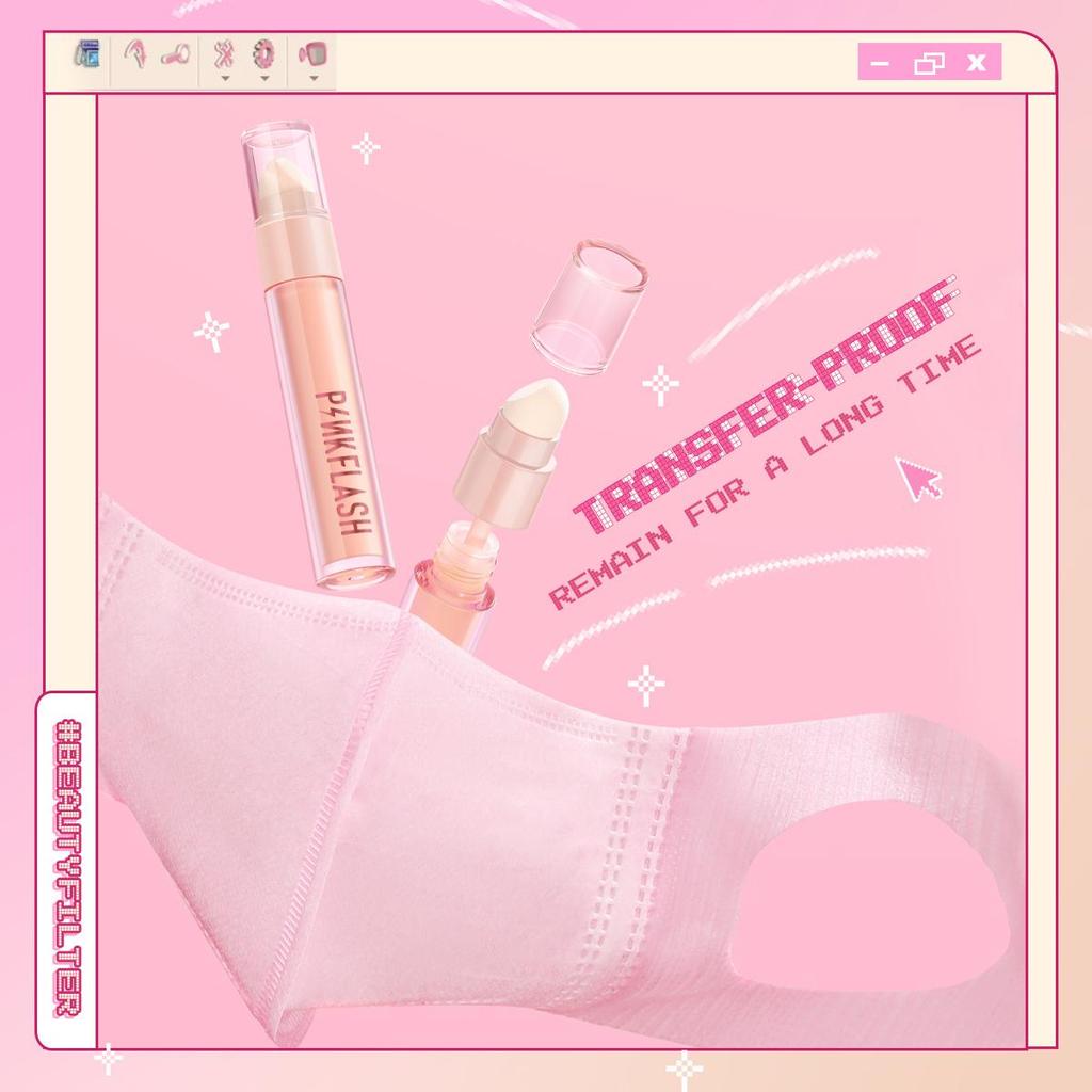 PINKFLASH HD безупречный консилер для лица, водостойкий BB-крем с полным покрытием, дышащая жидкая основа, основа для макияжа, женская косметика