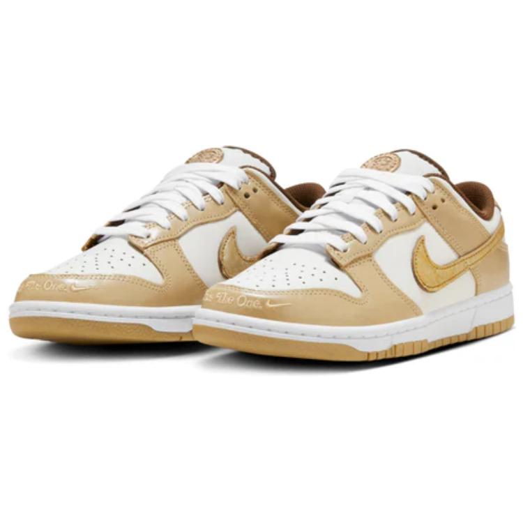 Nike Кроссовки женские Dunk Low LX Be The One Gold Phantom Metallic-Gold HM3695-071