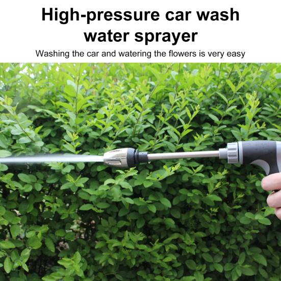 Мойка высокого давления с эргономичной ручкой, регулируемая на 360 градусов, 3 режима распыления, инструмент для мойки автомобиля водой под высоким давлением