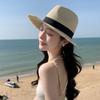 Summer Sunscreen Visor Children's Hollow Straw Lafite Straw Hat Versatile High-end Sun Hat Summer Breathable