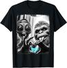 Bigfoot Sasquatch Alien Lovefest Love Hand Sign 0LTD4V T-Shirt