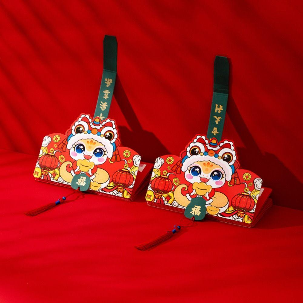 Dragon Pattern Red Envelope Luck Money Bag Blessing Bag Fodable Money Pocket Spring Festival