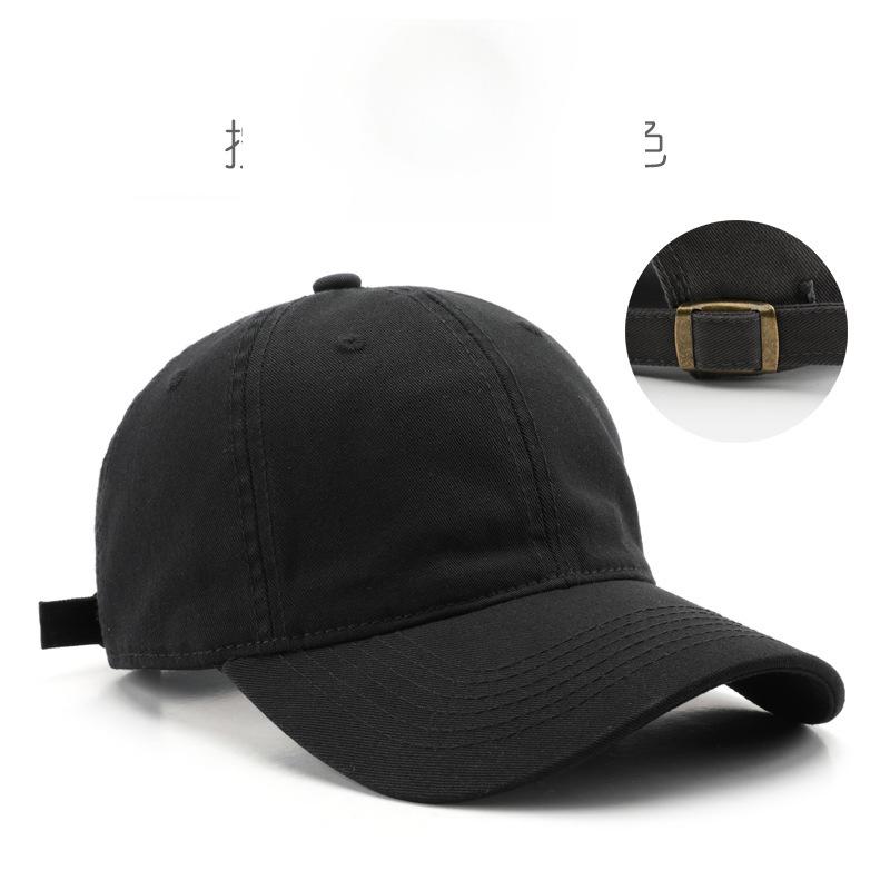 Японская женская бейсболка ретро однотонная легкая бейсболка из мытого хлопка для спорта на открытом воздухе мужская солнцезащитная бейсболка для путешествий