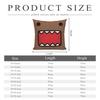 Face Hug Pillowcase Cute Domo Kun Backpack Cojines Sofa Diy Printed Office Coussin Covers Decorative